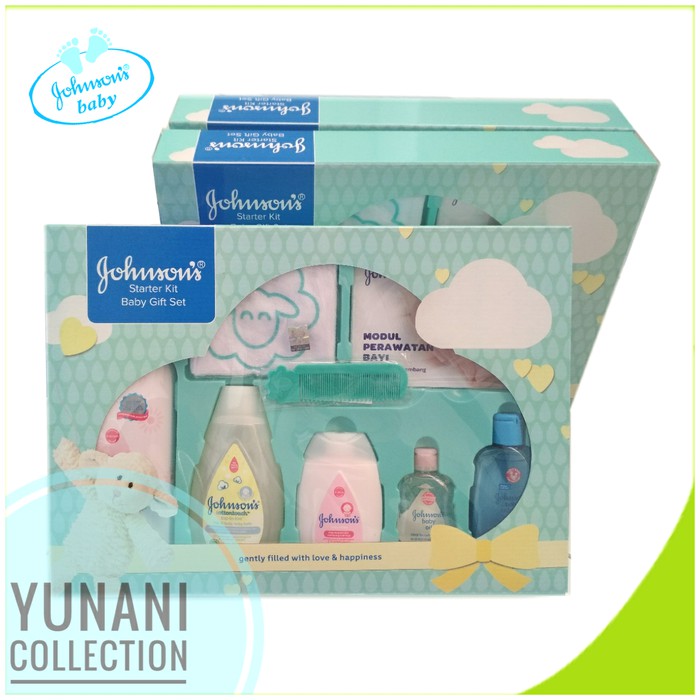 NN01 JHONSON BABY GIFT BOX SET PAKET SABUN SHAMPOO BEDAK BAYI KADO