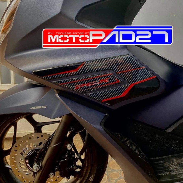 stiker sticker body samping NEW PCX 160 RESIN PREMIO - Hitam