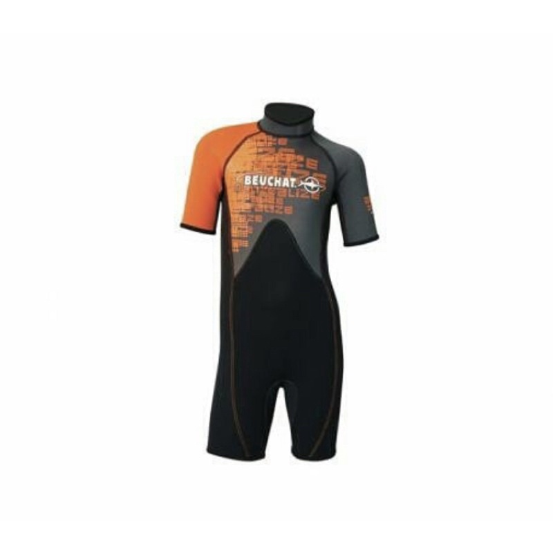 Wetsuit baju diving anak beuchat shorty alize 3mm