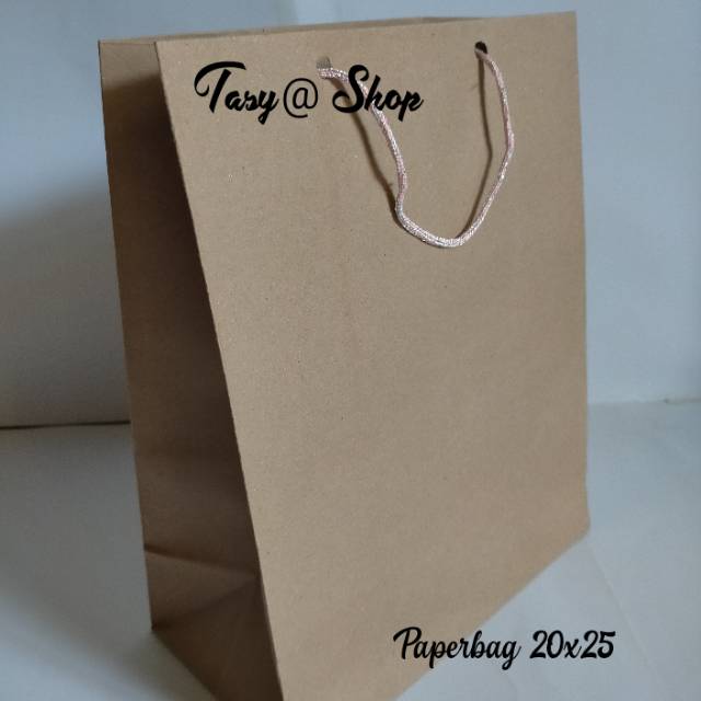 

Paper bag polos 20x11x25