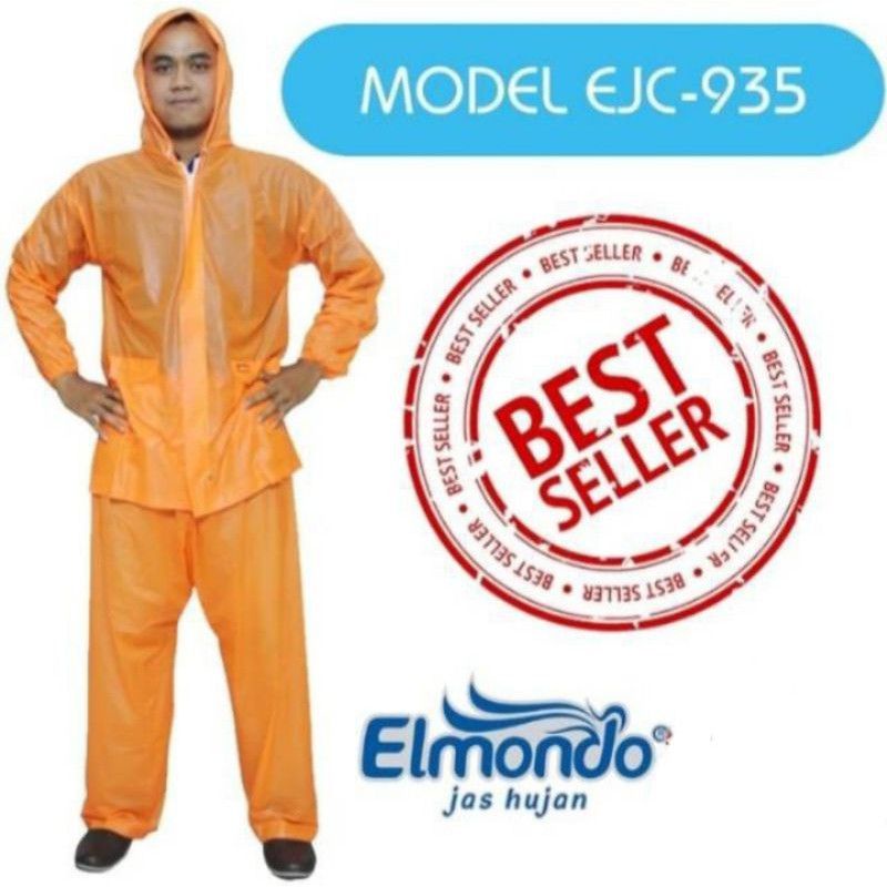 Elmondo Jas Hujan JAKET CELANA Ceria 935 Setelan Jas Hujan Elmondo Bahan Karet MURAH Meriah