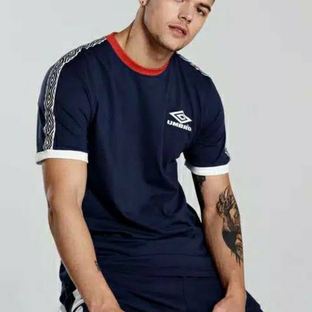 Kaos Umbro ringer tape original