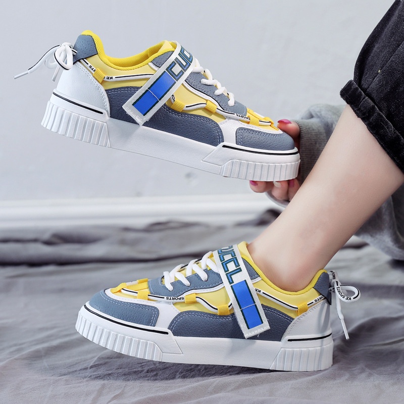 COD New Item !!! M19 Sepatu Sneakers Wanita Korea Casual Sport Shoes Sapatu Sneaker Cewek Import-3