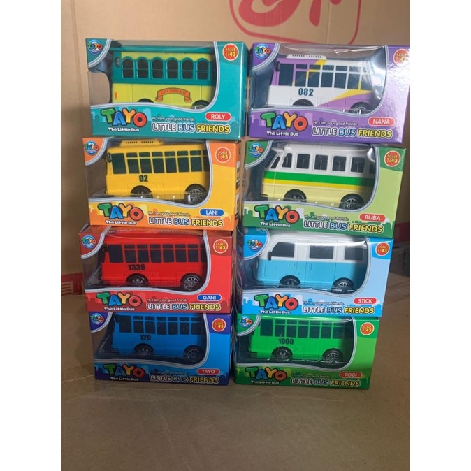 MAINAN MOBIL ANAK TAYO MINIBUS WARNA WARNI TOYS KID CAR MAINAN EDUKASI