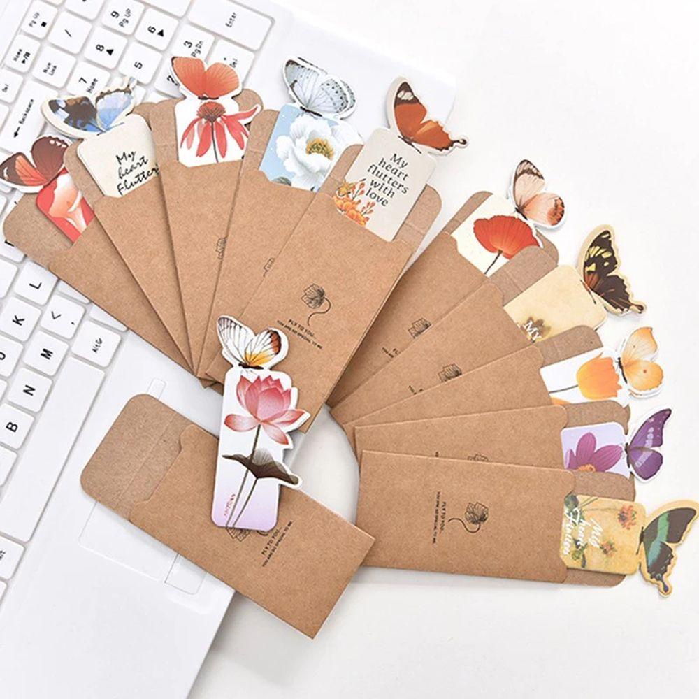 Mxbeauty Butterfly Bookmark Stationery Anak Halaman Holder Label Halaman Alat Tulis Siswa Perlengkapan Sekolah Membaca Bookmark