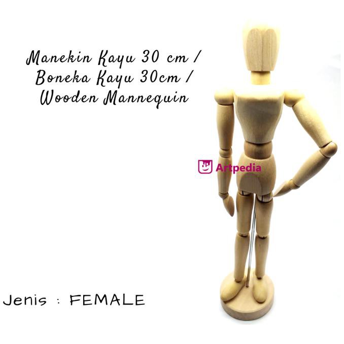 

HOT SALE Manekin Kayu 30 cm 12 inch - Male