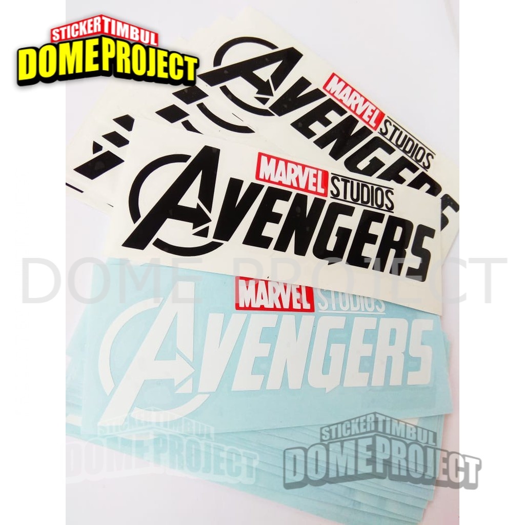 AVENGERS MARVEL STIKER CUTTING STIKER MOBIL SATUAN STIKER KACA DAN BODY