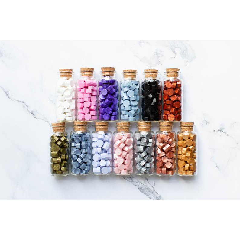 

Wax beads in a Bottle | Wax Seal Pellets | Wax Melts | Invitation Wax | Stationery | Wedding Invitat