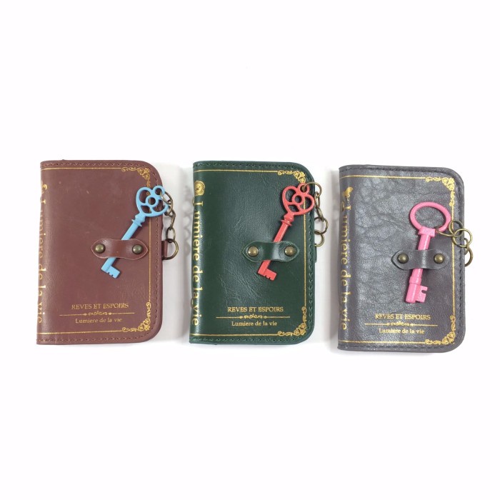 

Eklusif [Ready] Card Holder/Dompet Kartu Lucu Unik Kunci Kulit Trendi