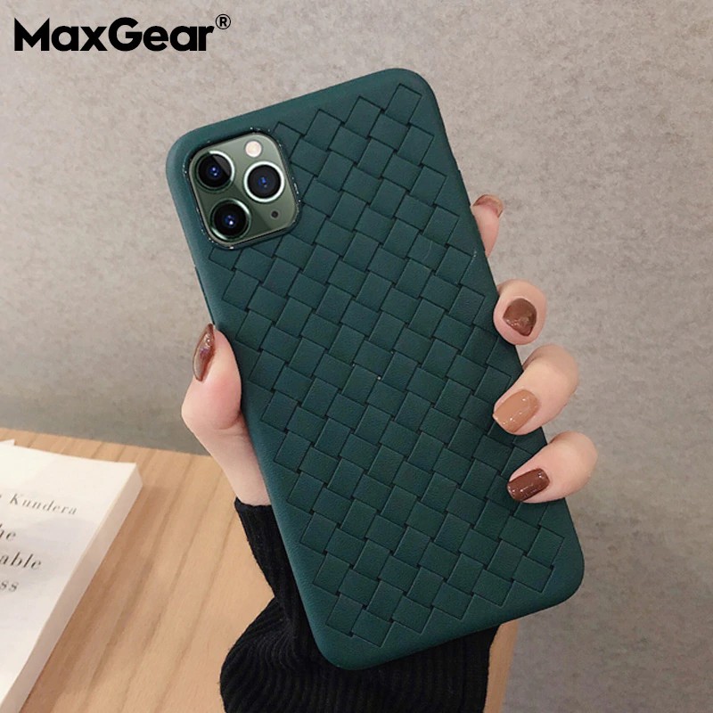 Soft Case iPhone X XS 11 Pro Max Mewah Grid Case iPhone 6 6s 7 8 Plus XR XS Silikon Case iPhon