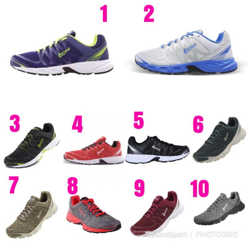 Sepatu League Legas Cowo Lari Evo La M Running Shoes Pria Original