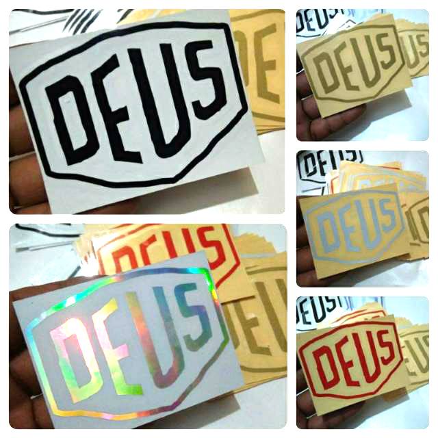 STICKER DEUS CUTTING