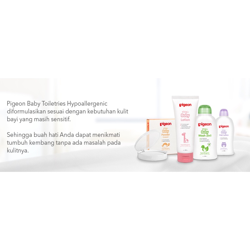 ✅MZ✅ PIGEON TOILETRIES PERLENGKAPAN PERAWATAN MANDI BAYI - PIGEON BABY SHAMPO, PIGEON LIQUID SOAP, PIGEON BABYWASH CHAMOMILE, PIGEON DIAPER RASH, PIGEON BABY POWDER