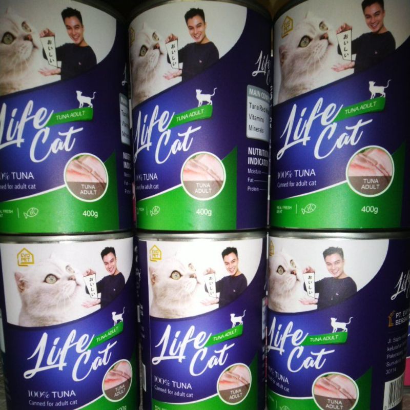 Life Cat Kaleng 400g Adult Tuna