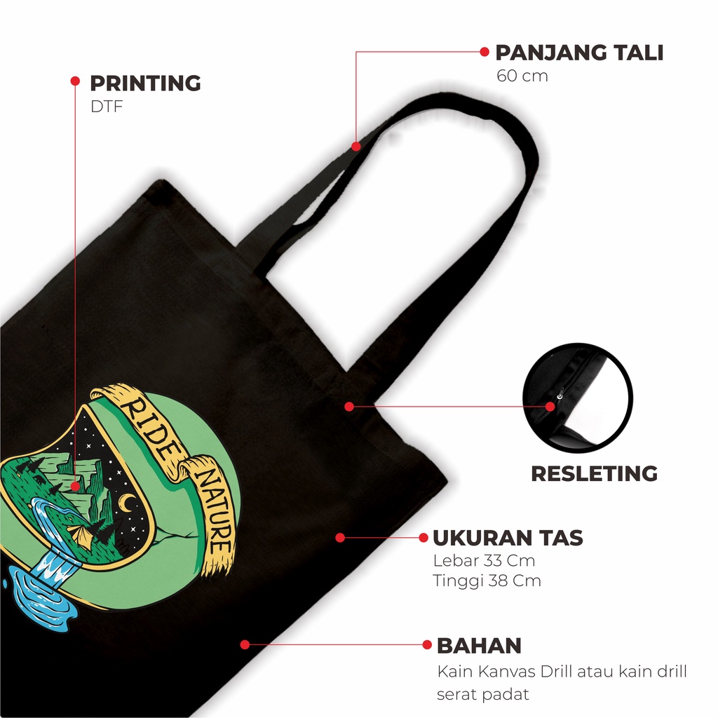 Sevine Totebag Tas Wanita Tote Bag Resleting Laptop Girl Vintage Black Series Hitam - SRF1