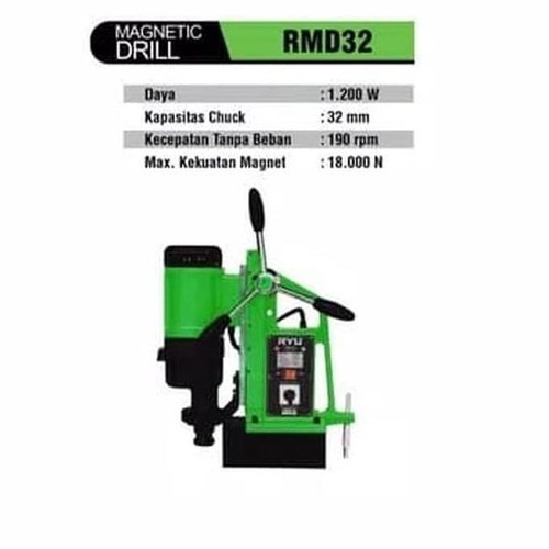 RYU RMD32 mesin bor magnet magnetic drill 32mm