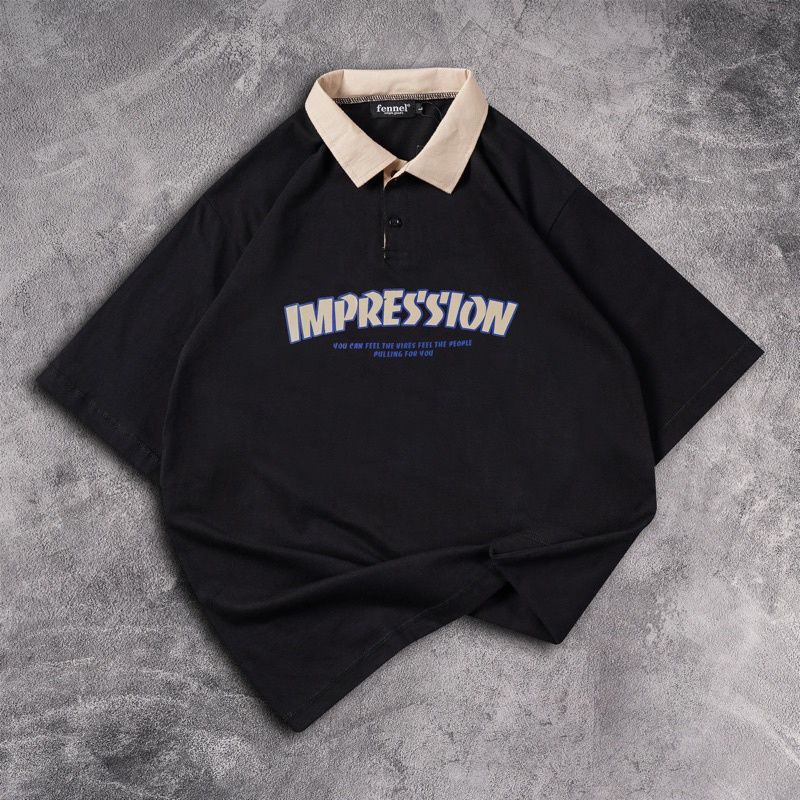 T-Shirt Oversized Rugby  Distro Motif IMPRESSION