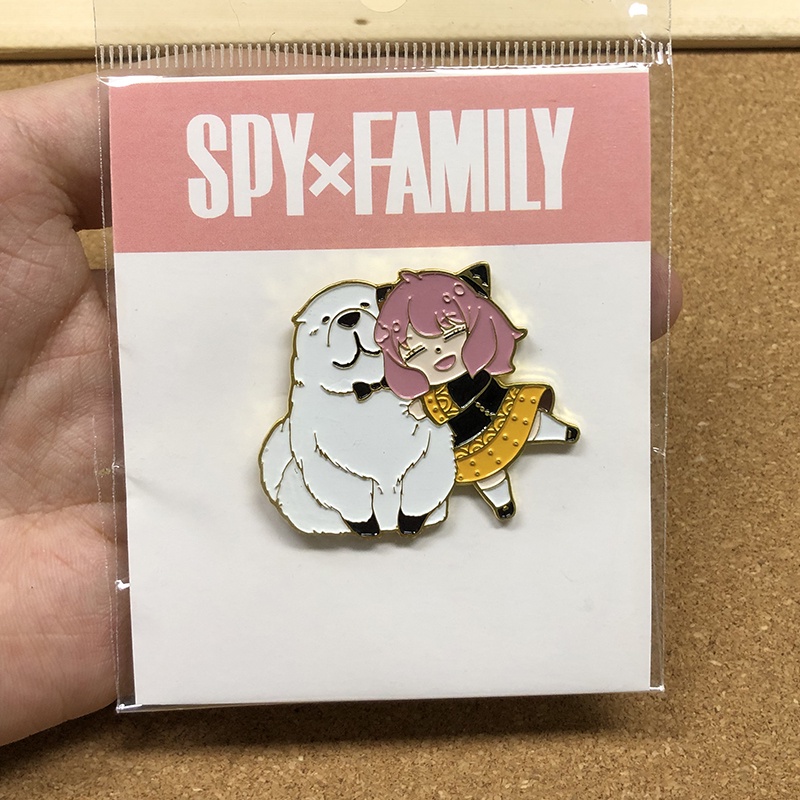 Spyx Bros Pin Enamel Desain Kartun Anime Anya Bear Lucu