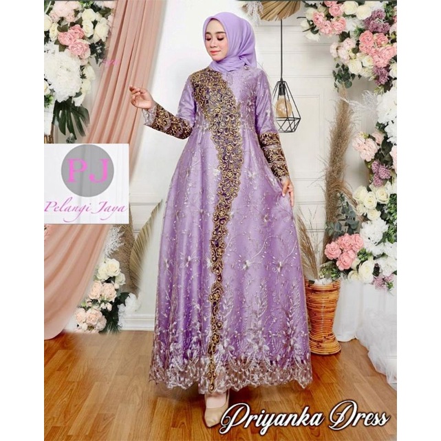 (REALPICT)PRIYANKA DRESS~GAMIS KAFTAN~GAMIS TERBARU~GAMIS MODERN~GAMIS PELANGI JAYA~GAMIS BORDIR MEW
