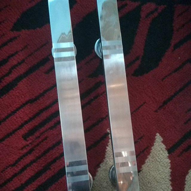 Handle Gagang Tarikan Pintu Rumah ( Persegi Putih Stainless )