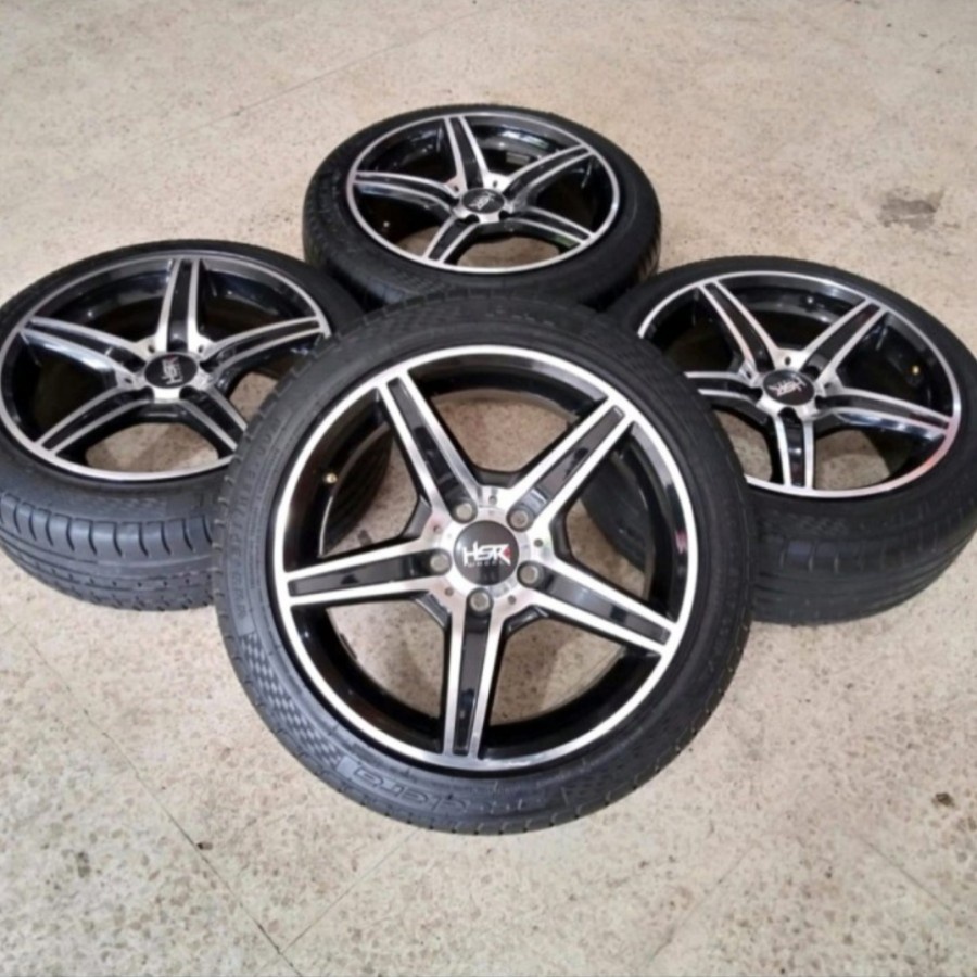 Velg Second Ring 17 Hsr Wheel MOYO R17X8 Baud 5X112 BAN 205 50 R17