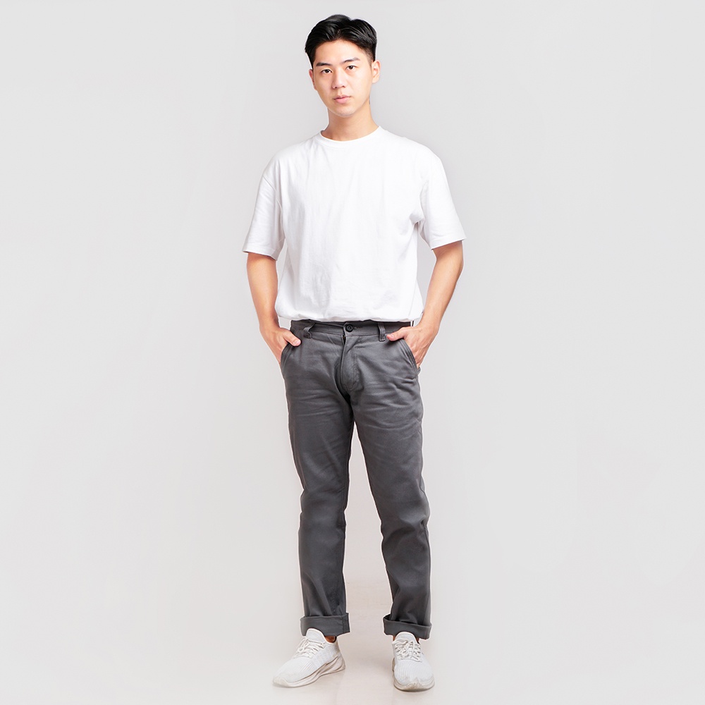 CELANA CHINO PRIA SLIMFIT ABU