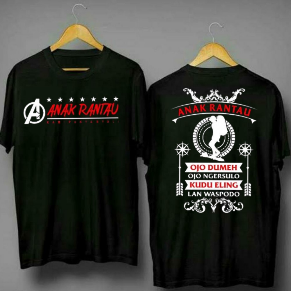 Kaos Distro Anak Rantau Ojo Dumeh Tshirt Lulu Fashion Shopee