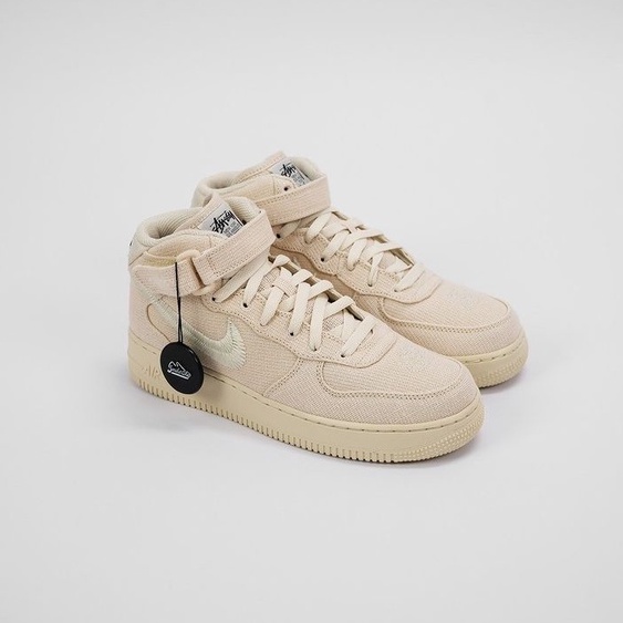 Air Force 1 Mid Stussy Fossil