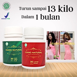 JLL JFP SSANG NATURAL EX SANG JAMU  jamu Luntur lemak dan fiber plus pelangsing herbal alami AMPUH j