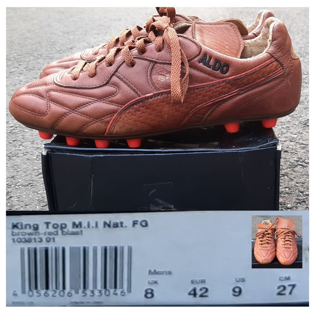 Sepatu Bola Kolektor PUMA KING Original Kulit 101113