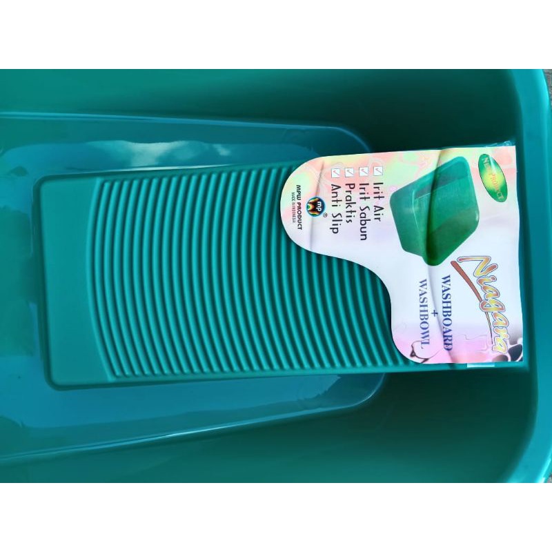 SALE!! BAK AIR + PAPAN CUCI GILESAN PLASTIK / BAK PLASTIK SERBAGUNA MPW