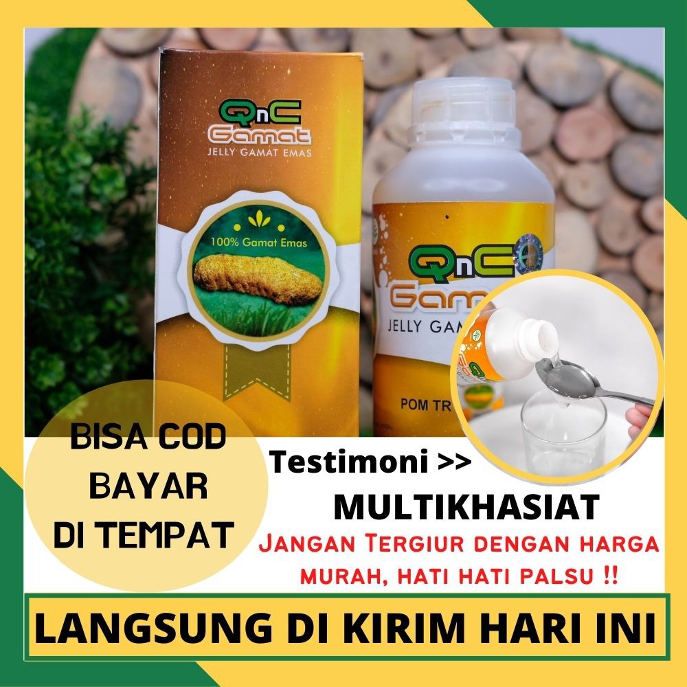 

QNC JELLY GAMAT 300 Ml BPOM Asli Herbal Multikhasiat Untuk Mengobati Berbagai Macam Keluhan Penyakit