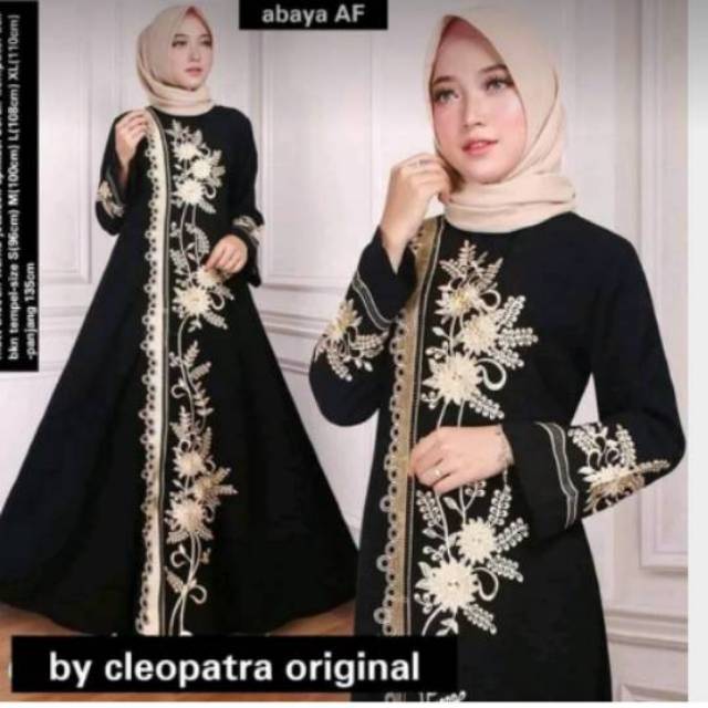 Azkia Dress Abaya | Azkiya Maxi | Baju Muslim Wanitapromo ganus abaya murah