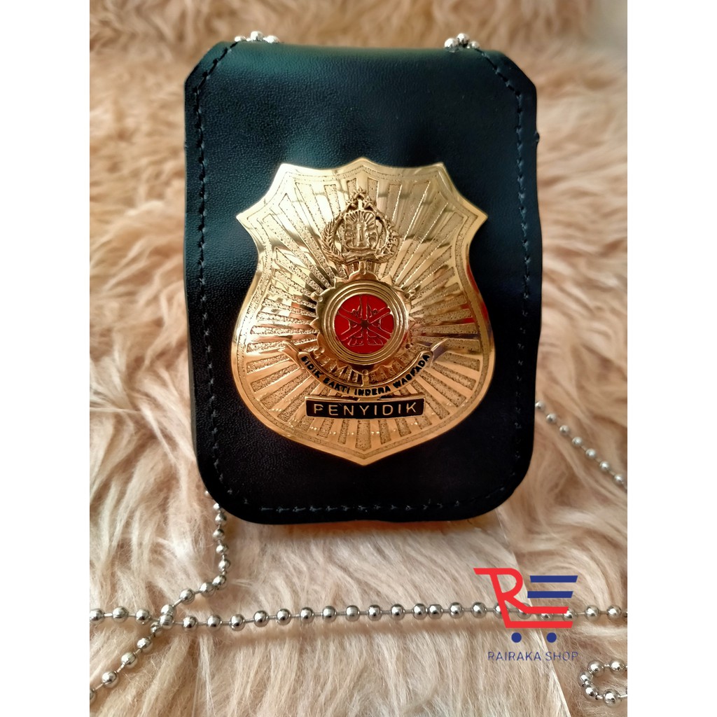 

Dompet ID Card name tag Kalung Lencana KTA Penyidik / penyidik pembatu Kulit Asli