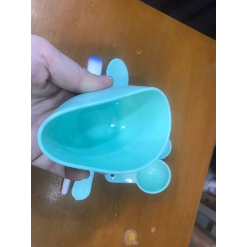 MANGKOK MASKER SET SILIKON 6PCS / KUAS MASKER BENING PUTIH / Koas masker