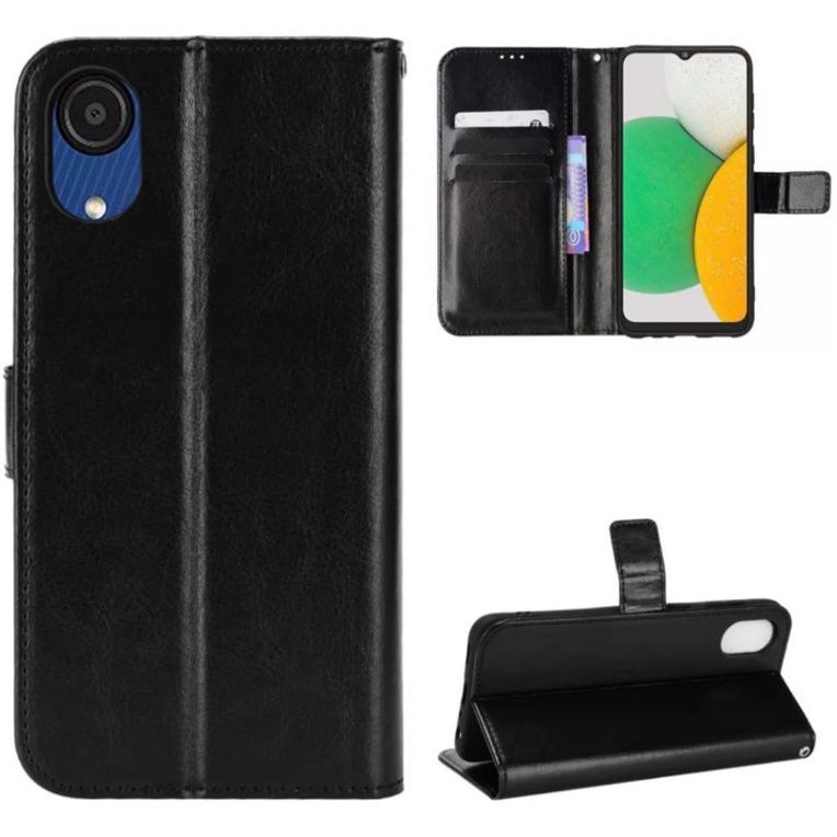 SAMSUNG A03 CORE Case Flip Cover Case Leather Wallet Sarung Samsung A03 Core