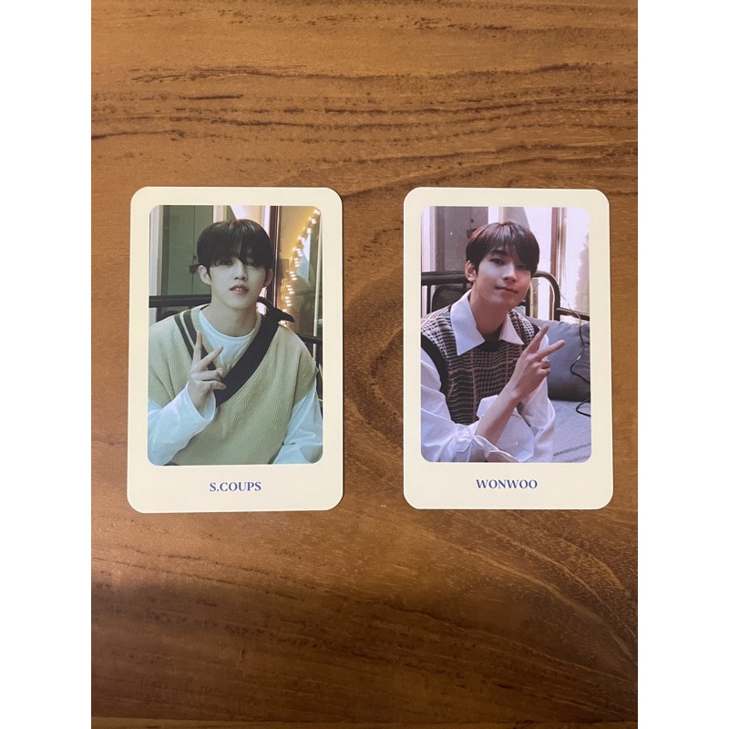 Photocard Seventeen Scoups Wonwoo Off the Record (OTR)