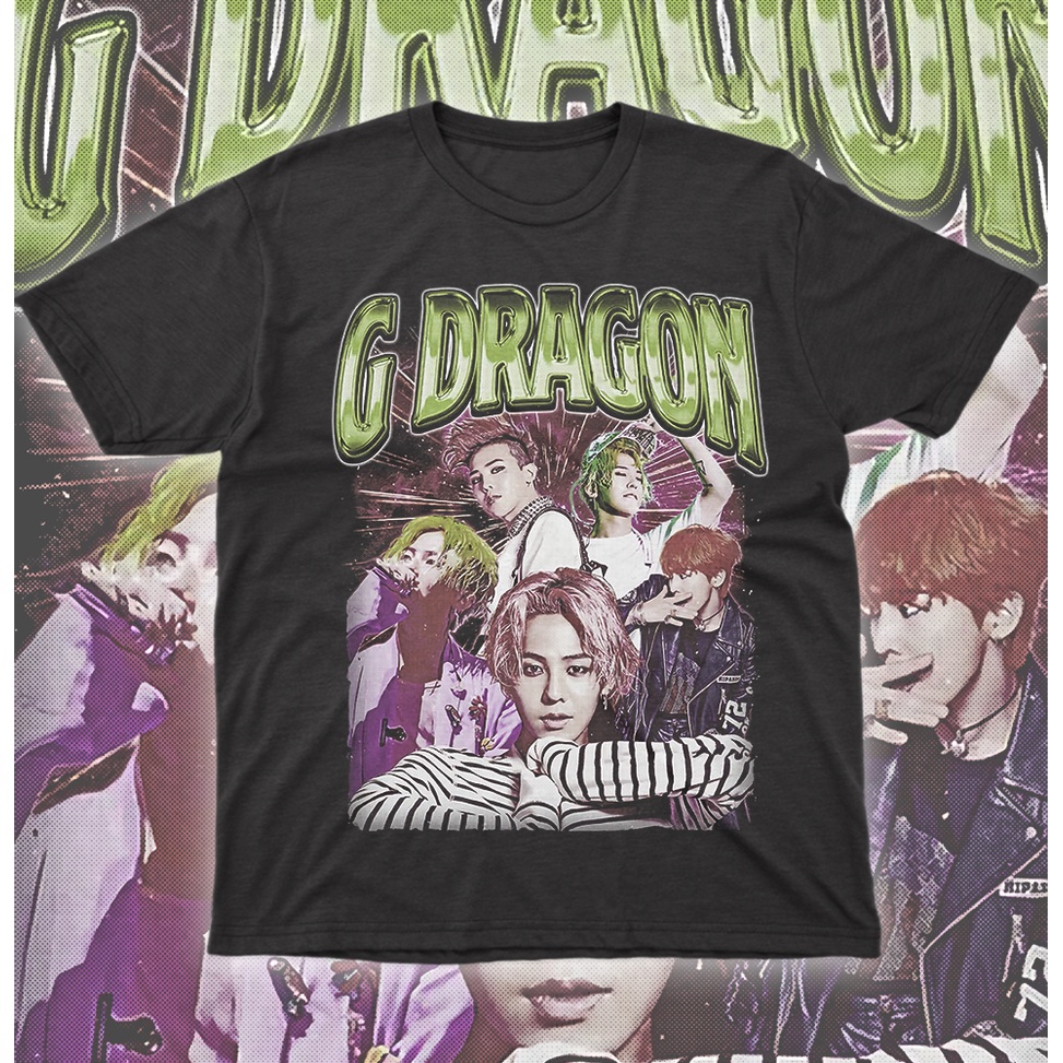 KAOS KPOP G Dragon I G Dragon T-SHIRT I KPOP T-SHIRT OVERSIZE - BIGSIZE - UPSIZE
