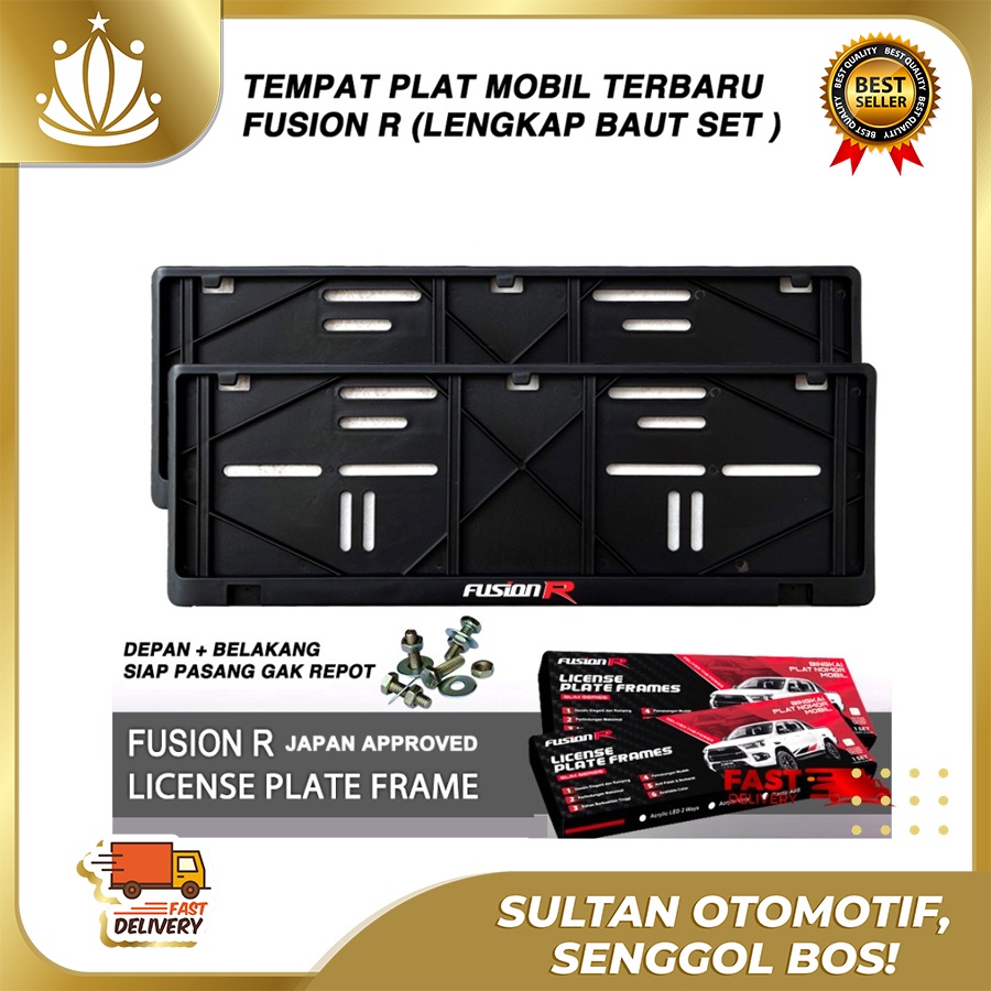 Tempat Plat Nomor Mobil Terbaru FUSION R