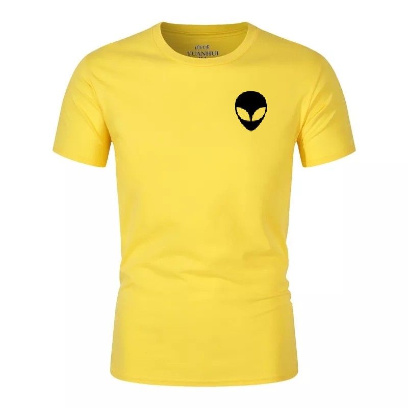 Kaos Pria Alien Baju Oblong Lengan Pendek Tshirt Atasan Lelaki Dewasa Cod