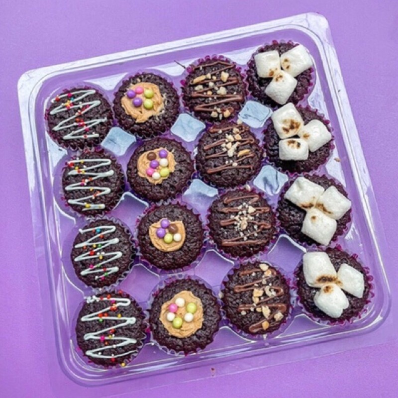 

Mini Brownies panggang isi 16 premium