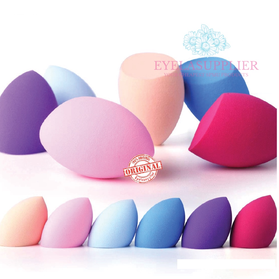 Spons Makeup Beauty Blender Make Up Foundation Bedak Spon Muka Alat Kosmetik  Sponge Tear Drop Makeup Kerucut Teardrop  Telur Murah Tools Applicator Aplikator Egg Brush