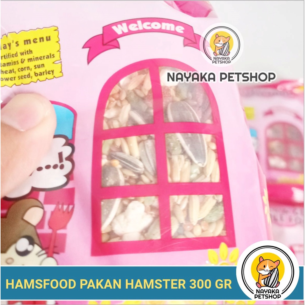 Hamsfood 300 gr Makanan Hamster Pakan Hamster Racikan