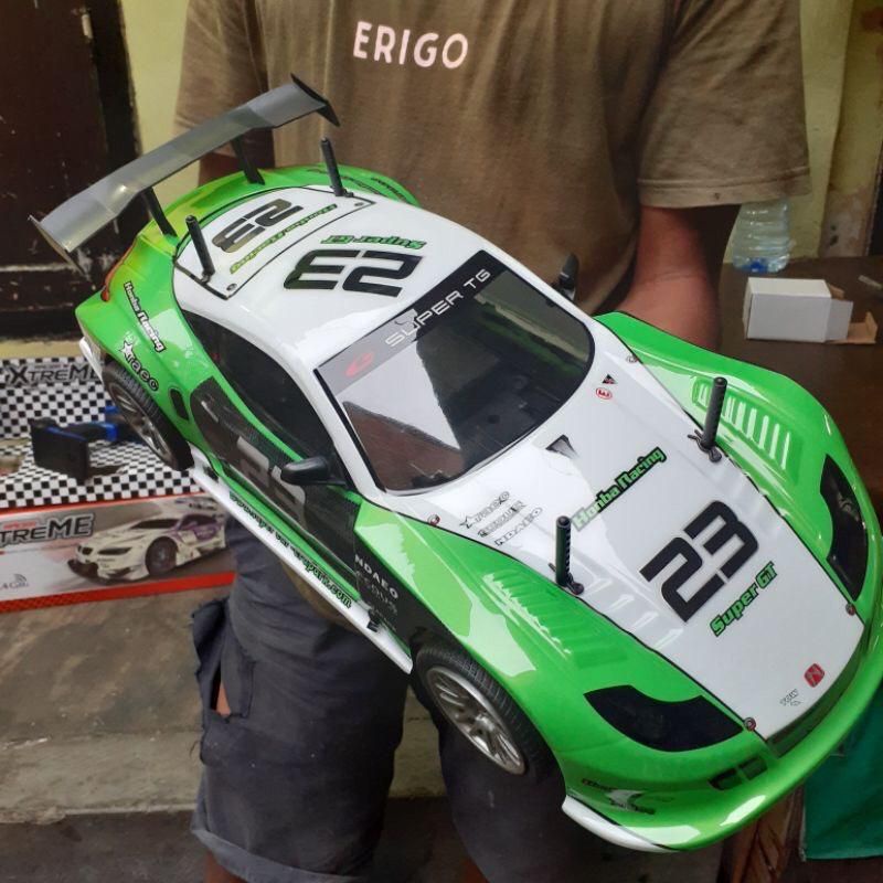 NEW - RC DRIFT MOBIL REMOTE CONTROL SEDAN DRIFT BESAR SCALE 1:10 BATRE CASH