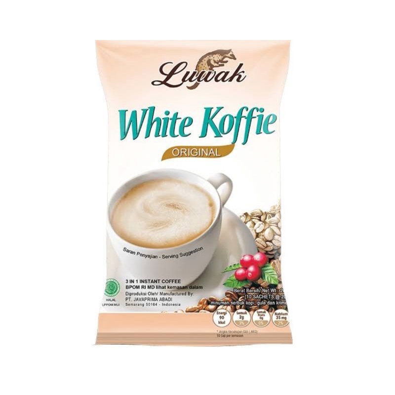 

Kopi White coffe luwak original sachet 10x20gr