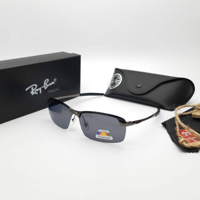 Kacamata Hitam Pria Keren  Polarized Original Sunglasses Anti silau Kelas Premium