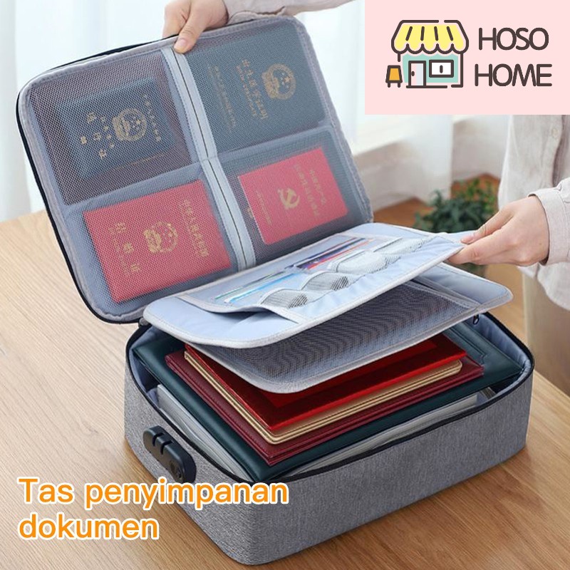 Tas penyimpanan sertifikat tas penyimpanan dokumen Tempat dokumen penting Tas Multifungsi Stroge bag