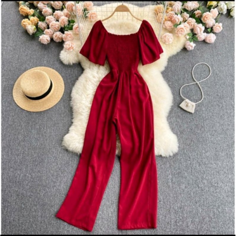 JUMPSUIT WANITA l JUMPSUIT PANJANG JUMBO l JUMPSUIT KOREA M-XXL