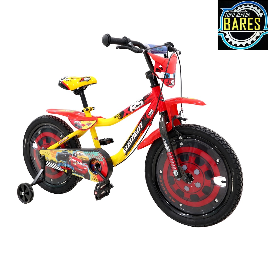 Sepeda BMX Anak 12 / 16 / 18 Element Disney Pixar Cars 1.0