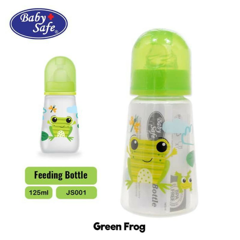 BabySafe Embossed Lid bottle JS001 125ml/Babysafe botol susu